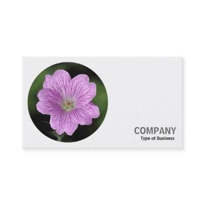 Round Photo - Geranium