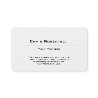 Rounded Corner Black White Charming