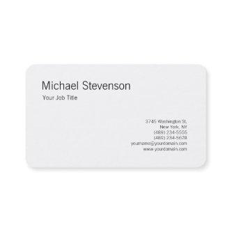 Rounded Corner Black White Personalized
