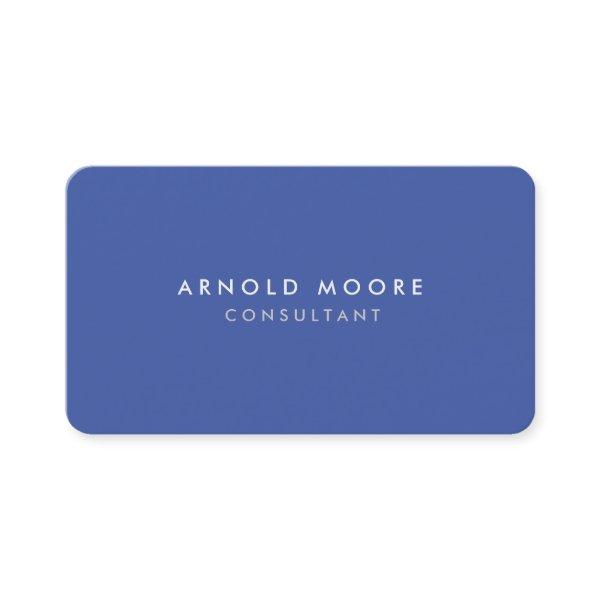 Rounded Corner Medium Blue Professional Modern