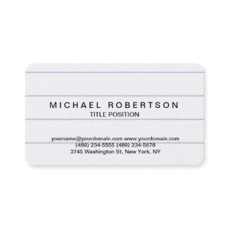 Rounded Corner Minimalist Consultant