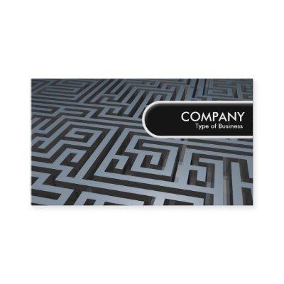 Rounded Edge Tag - Metal Maze