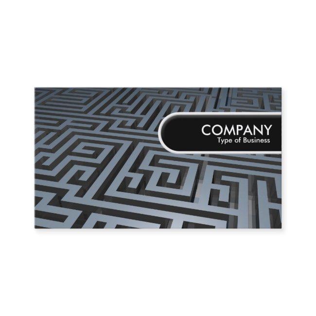 Rounded Edge Tag - Metal Maze