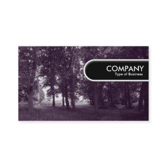 Rounded Edge Tag - Woods (Purple Toned)