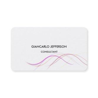 Rounded Elegant Curves Minimalist Professional