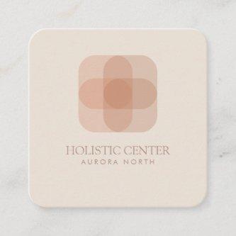 Rounded Square Healer Logo Custom Name Square