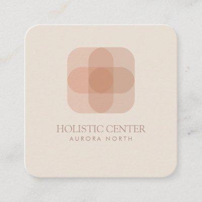 Rounded Square Healer Logo Custom Name Square