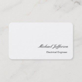 Rounded White Electrical Engineer