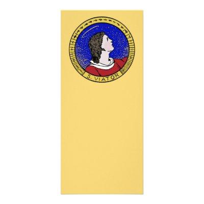 Roundel of St Viator of Lyon the Catechist (LD 01) Rack Card