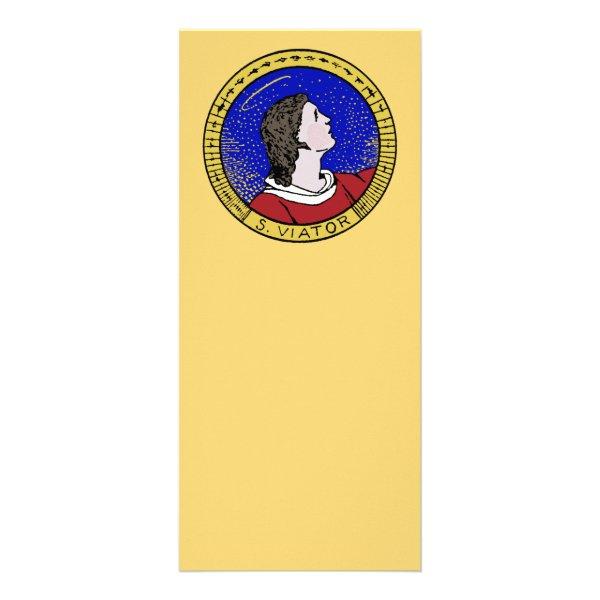 Roundel of St Viator of Lyon the Catechist (LD 01) Rack Card