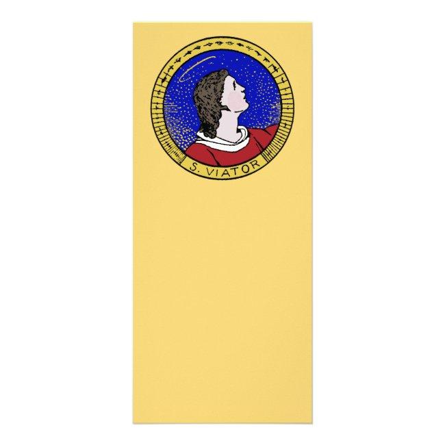Roundel of St Viator of Lyon the Catechist (LD 01) Rack Card