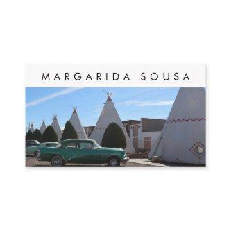 Route 66 TeePee Vintage Retro Photo Travel Tourism