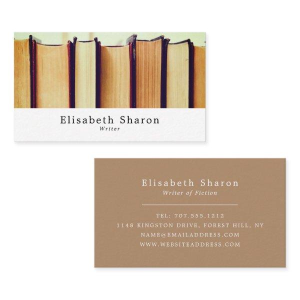 Row of Old Books, Writers