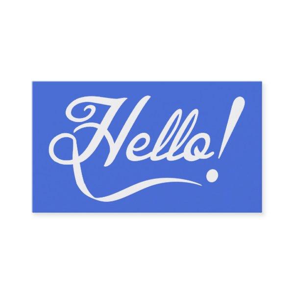 Royal Blue Hello