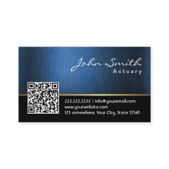 Royal Blue QR code Actuary