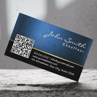 Royal Blue QR code Chauffeur