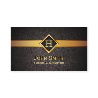 Royal Monogram Gold Label Funeral