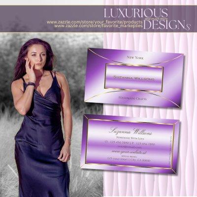 Royal Purple with Gold Decor Stylish and Modern
