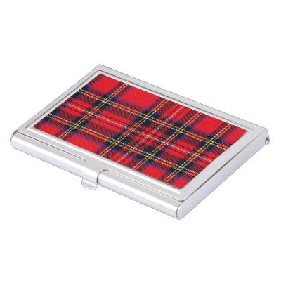 Royal Stewart tartan red black plaid Case For