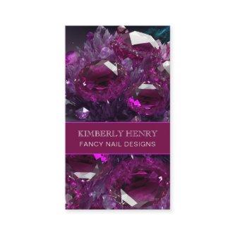 Ruby Radiance Abstract Magenta Hot Pink Crystal