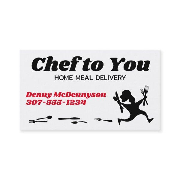 Running chef meal delivery catering