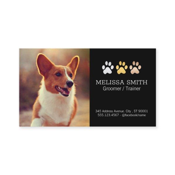 Running Dog | Dog Trainer and Groomer Appt Appointment Card