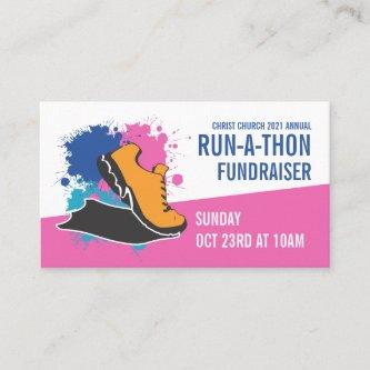 Running Shoe, Charity Run-Walk-a-Thon Event