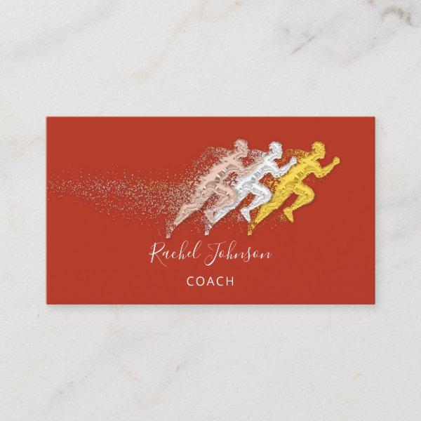 Running Sport Coach Athlete Logo Instructors QR