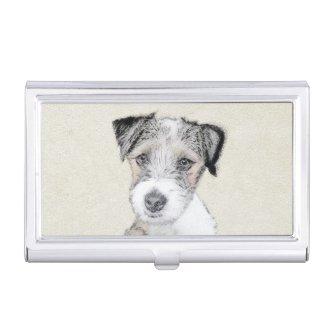 Russell Terrier Rough Painting - Original Dog Art Case For