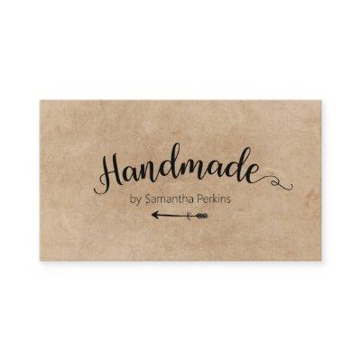 Rustic Arrow Calligraphy Handmade Kraft Paper