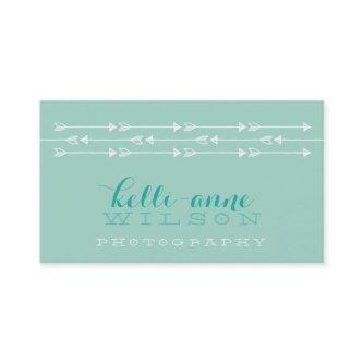 RUSTIC ARROW PATTERN cute boho white mint fresh