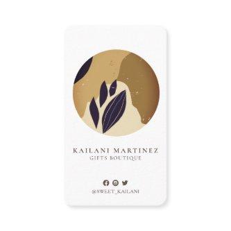 Rustic Artisan Earthy Tones Botanical