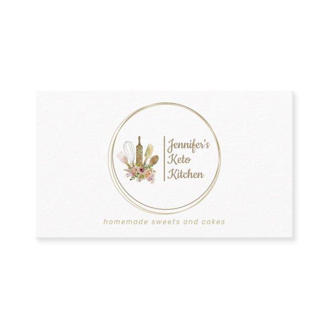 Rustic Bakery Logo Keto Vegan Chef