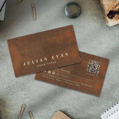 Rustic Brown Iron Steel Bold Stencil Construction
