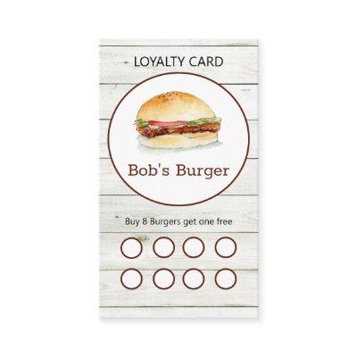 Rustic Burger restaurant Loyalty