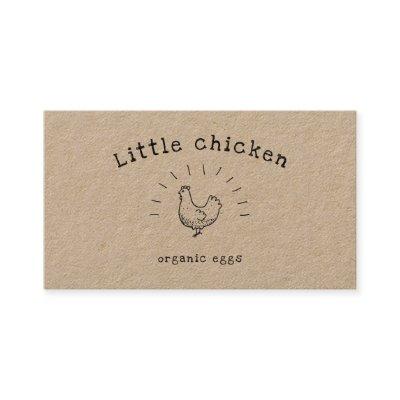 rustic chicken doodle kraft