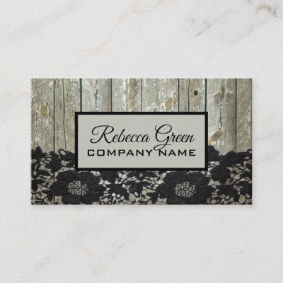rustic country chic barn wood black lace
