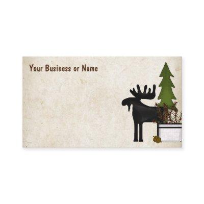Rustic Country Silhouette Moose