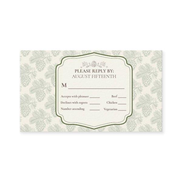 Rustic Elegance Fall Pinecone