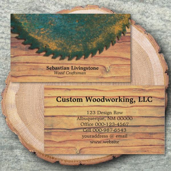 Rustic Green Circular Saw Woodworking Professional