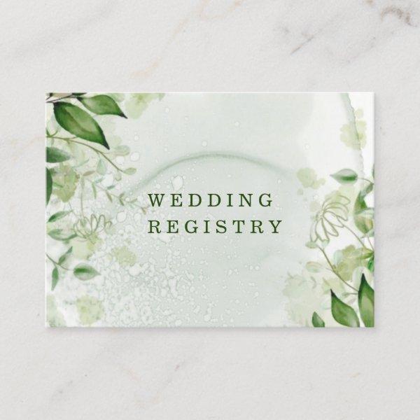 Rustic Greenery Vineyard Wedding Registry Business