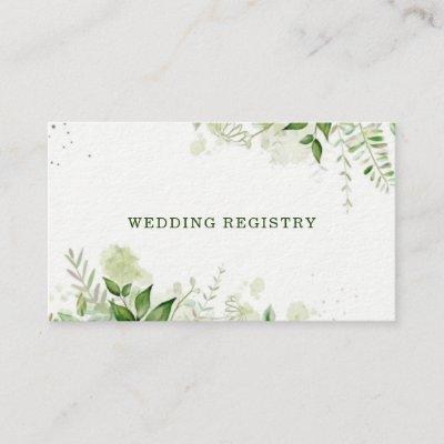 Rustic Greenery Vineyard Wedding Registry Business