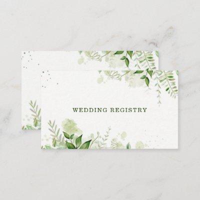 Rustic Greenery Vineyard Wedding Registry