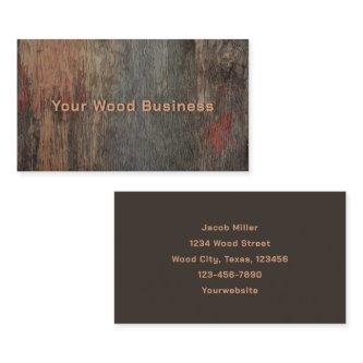 Rustic Handyman Carpenter Country Wood Grain