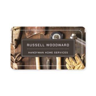 Rustic Handyman Carpenter Tools Of Trade