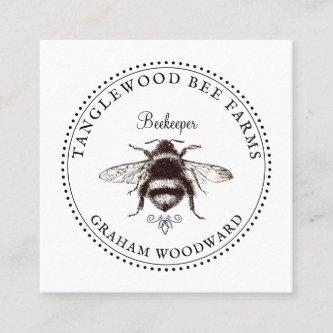 Rustic Honey Bee Apiary Beekeeper Honey Products S Square
