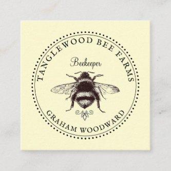 Rustic Honey Bee Apiary Beekeeper Honey Products Square