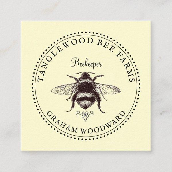 Rustic Honey Bee Apiary Beekeeper Honey Products Square