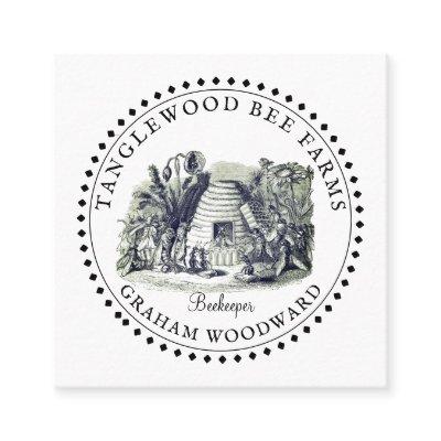 Rustic Honey Bee Hive Apiary Beekeeper Products Square