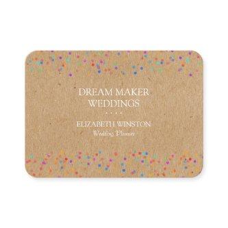 Rustic Kraft Confetti